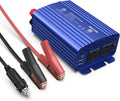 500W DC to AC Power Inverter 12V to 110V with 4.8A Dual USB Car Charger, ETL Listed (Blue)