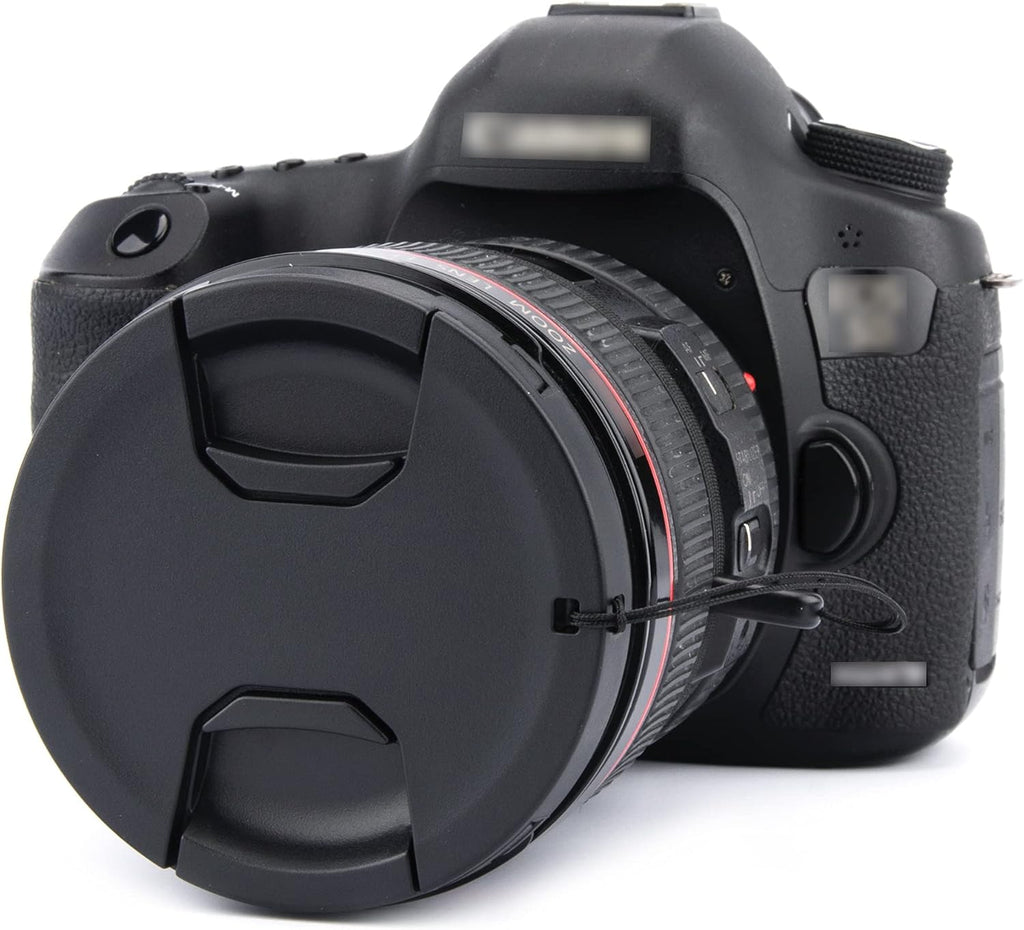 2-Pack 77Mm Front Lens Cap Cover with Keeper for 77Mm DSLR Mirrorless Lens | for Canon EOS 6D II 5D IV with EF 24-105Mm or 24-70Mm F4L Kit Lens, Nikon D750 D780 with AF-S 24-120Mm F4G Kit Lens & More