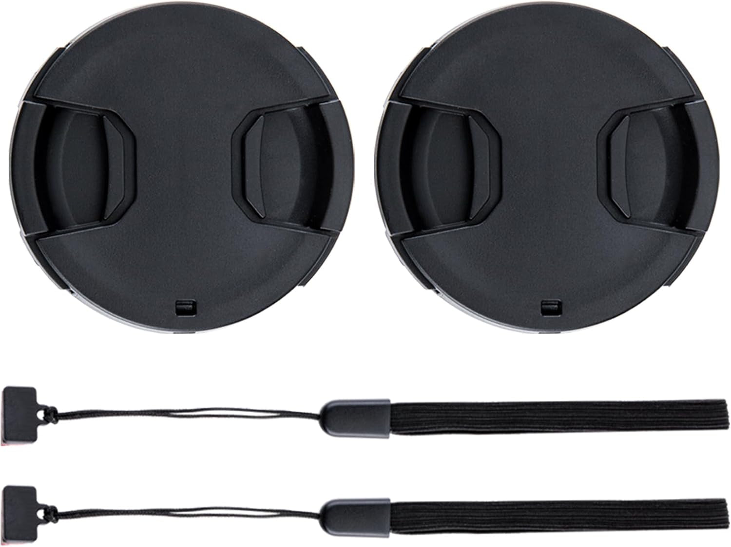 2-Pack 77Mm Front Lens Cap Cover with Keeper for 77Mm DSLR Mirrorless Lens | for Canon EOS 6D II 5D IV with EF 24-105Mm or 24-70Mm F4L Kit Lens, Nikon D750 D780 with AF-S 24-120Mm F4G Kit Lens & More